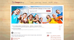 Desktop Screenshot of campsusa.org